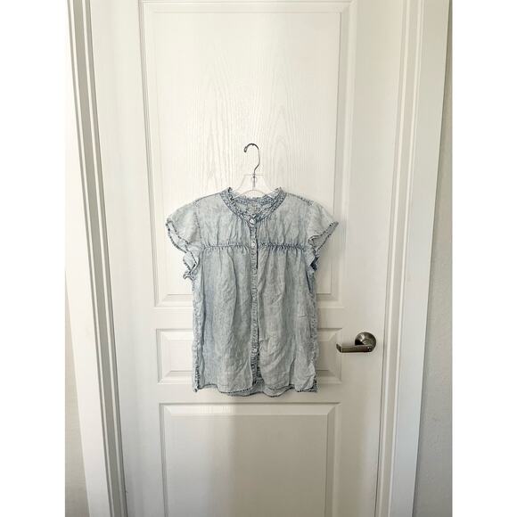 Rails Ruthie Top Light Acid Wash Size Medium - Picture 5 of 14